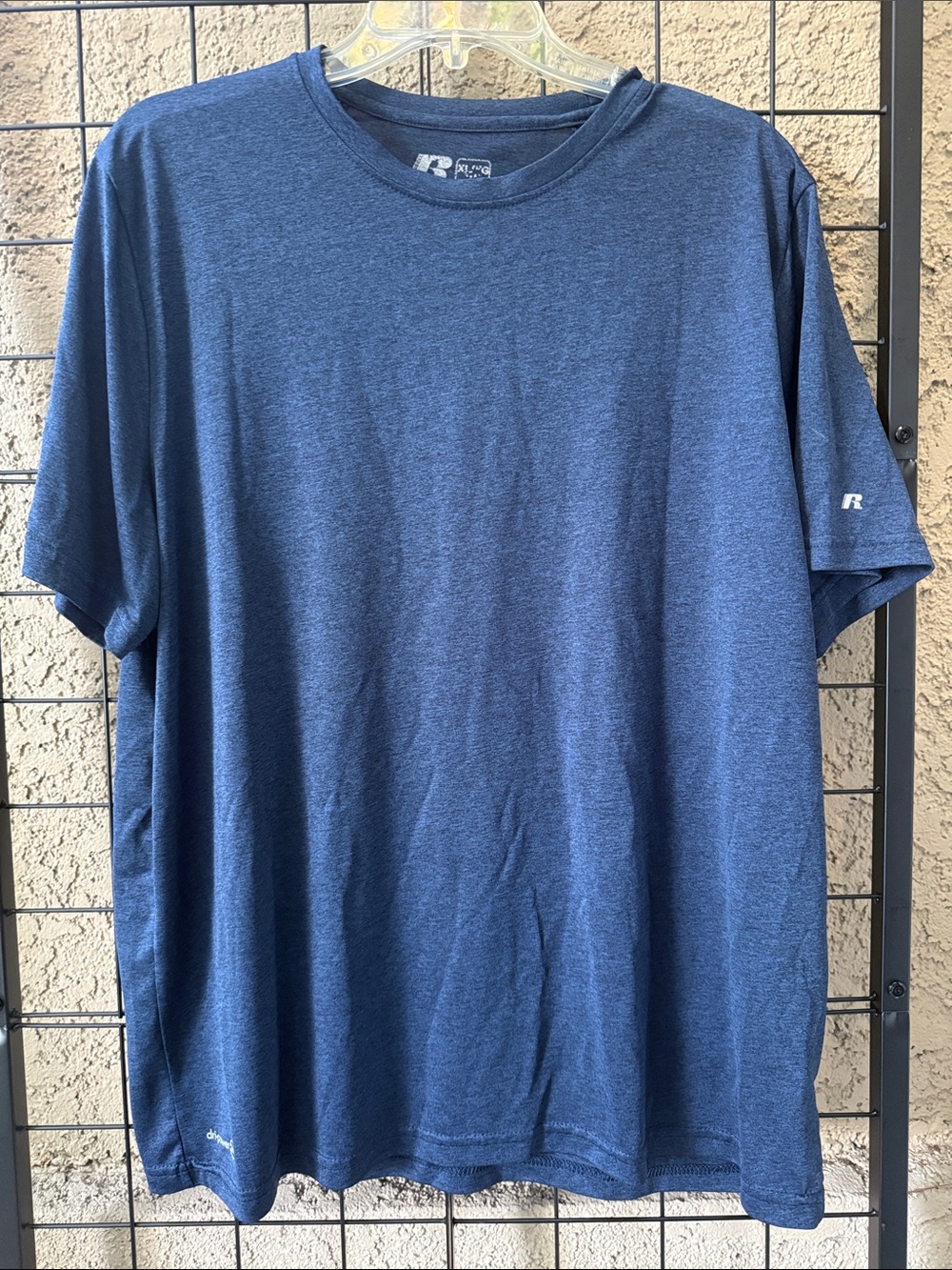 Russell Athletic Men's Heather Blue Performance Short-Sleeve Tee